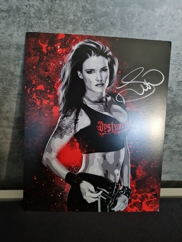 Wwe autogramm lita - wwe,
