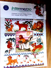 Kreuzstich Stickvorlagen von Intermezzo - Löwenkinder - farbig