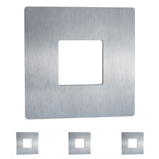 Abdeckrosetten Edelstahl Vierkant Abdeckung V2A Abdeckrosette Rosette Rechteck