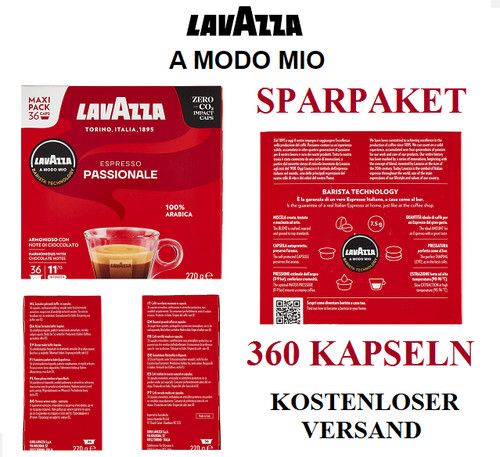 360 kapseln kaffee lavazza - kapseln,