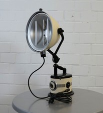 alte Hanau UV + JR Bakelit Metall Tischleuchte Arztlampe Wärmelampe 1920er Jahre