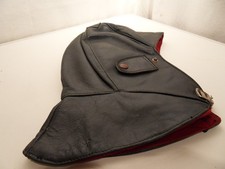 Alte Kopfhaube, Lederhaube