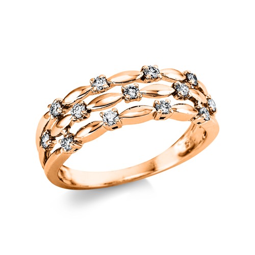 Ring schmuckring rotgold 750 - schmuckring,