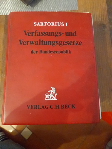 Sartorius verfassungs und - sartorius, verfassungs-