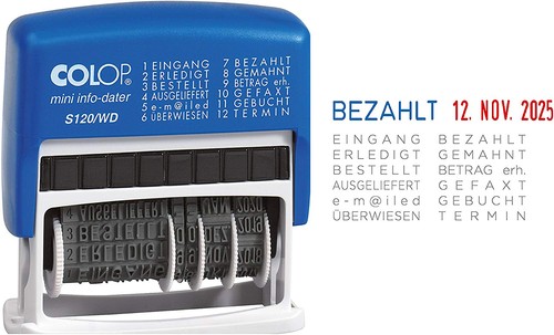Colop wortbandstempel mini - wortbandstempel,