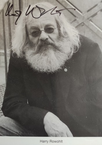 Harry rowohlt autogramm - harry,
