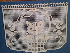 Häkelgardine Handarbeit 