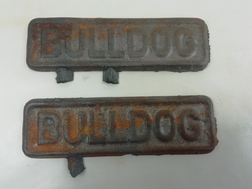Plakette lanz bulldog - 2x,
