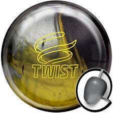 Bowling Ball Brunswick Twist Black Gold Silver