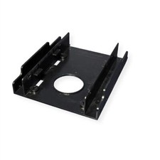 Rotronic Montageadapter, Bauform 3.5, Rahmen für 2x 2.5 HDD, schwarz