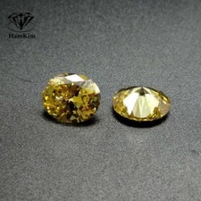 Natürliche Gelb Oval