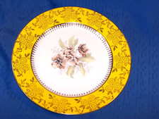 MZ- Moritz Zdekauer / Czechoslovakia Porzellan Zierteller, D. 25 cm, 30er Jahre