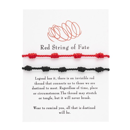 Schwarzes rotes armband - schwarzes,