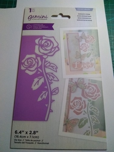 Stanzschablone romatic rose - stanzschablone, v