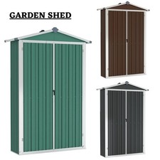 Gartenhaus Outdoor Aufbewahrung Haus Terrasse Werkzeug Organizer Verzinkter Stahl vidaXL