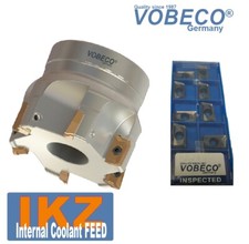 90° Eckfräser Messerkopf AP11 Ø 50 mm A22 Z06 inkl. 10 Korloy WENDEPLATTEN