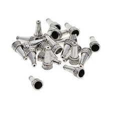 20x Kegelform Silber Quaste