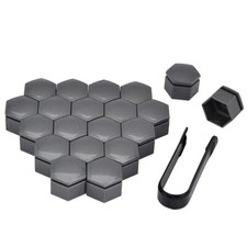 17 mm MATTGRAU ALU RADMUTTER