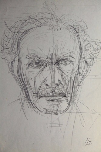 Karl kluth selbstbildnis - kluth.,