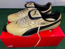 Puma King XL Gold Fussballschuhe Eisenstollen - Größe 43
