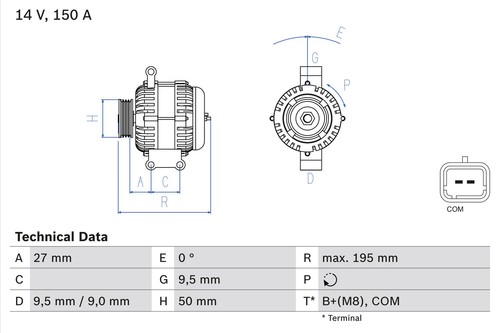 Bosch 986 081 820 - bosch, generator