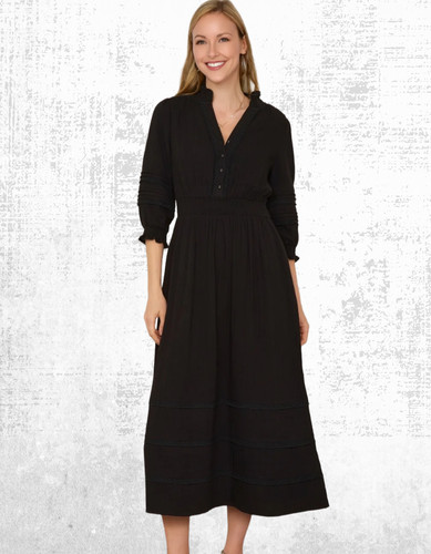 Damenkleid wyse alina schwarz - damenkleid,