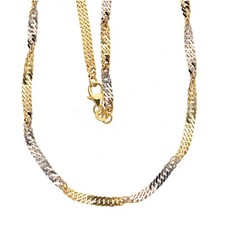 Singapur Collier echt Gold 333