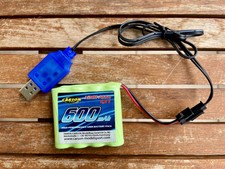 Carson RC-Sport NiMH-Akkupack 4.8 V, 600 mAh inkl. USB-Ladekabel