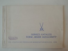 Meissen Service-Katalog Form
