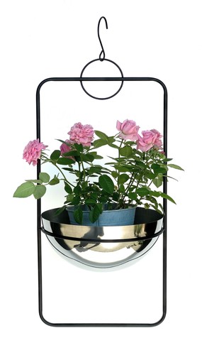 Blumenampel innen metall wand - blumenampel,