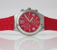 ROUGE DE BIENNE - SWATCH Irony Chrono - YCS117 - Neu und ungetragen