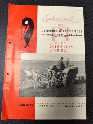 Rabewerk pflüge lanz traktor - rabewerk,