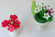 °Playmobil° f. Wohnhaus Stadthaus Villa Garten 2 x Zimmerpflanze Blumenvase