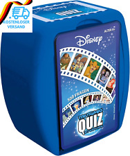 Winning Moves - TOP TRUMPS QUIZ - Disney Quiz - Disney Fanartikel - Alter 8+ - D