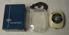 AGFA Lucimeter S, Belichtungsmesser, Sammlerstück, Vintage, Cremefarbig -mit OVP