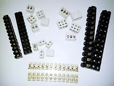 Dosenklemmen Lüsterklemmen Schraubklemmen 2,5mm² bis 6mm² 1 - 12 Pole - Bakelit