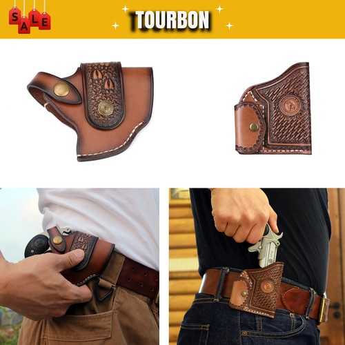 Tourbon leder revolver holster - tourbon,