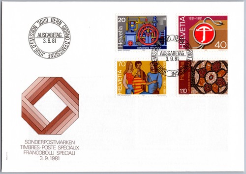 Schweiz fdc bern - schweiz, 1981