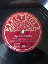 Schlafe mein Prinzchen / Das Heidenröslein Meistersextett  Electrola Berlin 1935