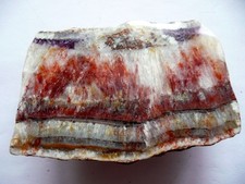 Anschliff Quarz mit Hämatit