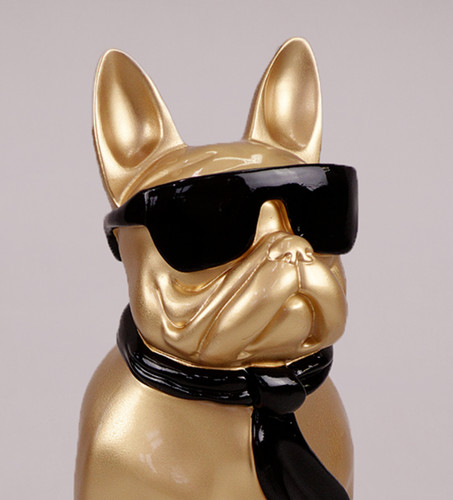 Bulldogge figur gold - 🔶bulldogge,
