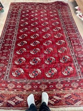 Buchara Handgeknüpfter/ Bokhara; 1940er; 320 x 222 (L x B in cm)