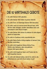 Blechschild 20x30 Die 10