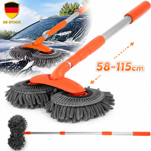 Alu autowaschbürste teleskop - alu,