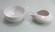 Arzberg Tunis Teaworld Milchkännchen + Zuckerschale weiß Ulrike Bögel