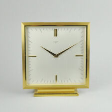 Luxor 8 Tischuhr - Swiss Made - Vintage Clock - Messing - defekt - mechanisch