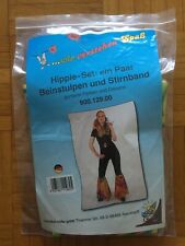 Hippie Set, Beinstulpen + Stirnband, Verkleidung Kostüm 70er, Festartikel Müller