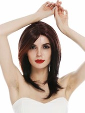 Damen Perücke lang glatt Mono