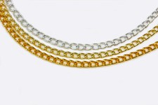 Metallkette Aluminium 3x5mm 1m