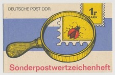 DDR 1989 Markenheft SMHD 43 "Lupe mit Glühwürmchen" Mi. Nr. 3231 - postfrisch